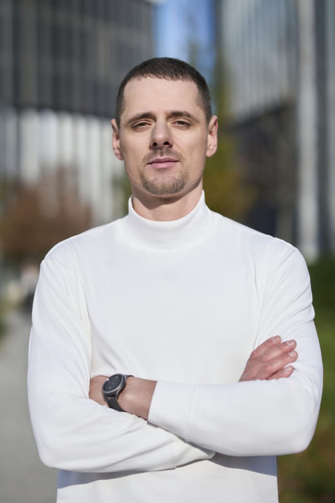 Portrait of Amit Riabchenko, a professional architectural and interior photographer.